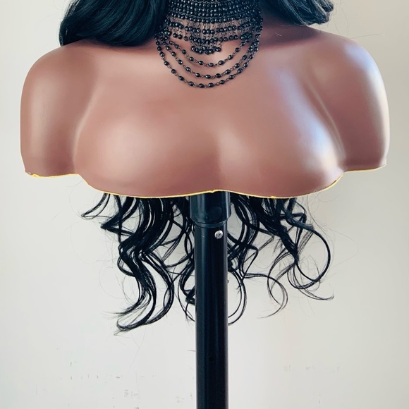 Gorgeous 28” Black 13x4 Versatile Lace Front Premium Fiber Wig - Picture 9 of 15